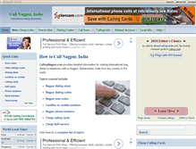 Tablet Screenshot of callingnagpur.com